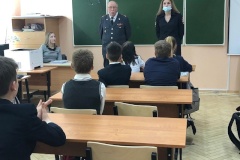 В 193 школе Центрального района прошел «Урок мужества»