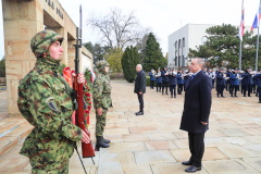 Александр Беглов и Зоран Радойичич возложили венки и цветы к мемориалам «Освободителям Белграда» и «Русский некрополь»
