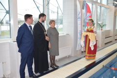 Алексей Гульчук принял участие в открытии VI соревнований по плаванию среди детей «Пасхальный перезвон»