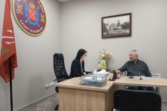 Исполняющий обязанности главы администрации Центрального района Санкт‑Петербурга Елена Федорова провела личный приём граждан