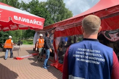 Освобождено более 400 кв. метров городской земли, незаконно занятой под размещение точки общественного питания и сопутствующих элементов благоустройства