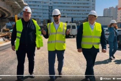 Глава администрации Пушкинского района Андрей Чапуров посетил будущую трамвайную линию «Купчино – Шушары – Славянка».