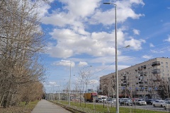 В 2024 году наружное освещение появится на тротуарах Дачного проспекта