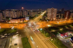 На Индустриальном проспекте появилось современное освещение