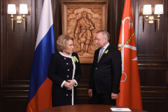 Рабочая встреча с председателем Совета Федерации Валентиной Матвиенко