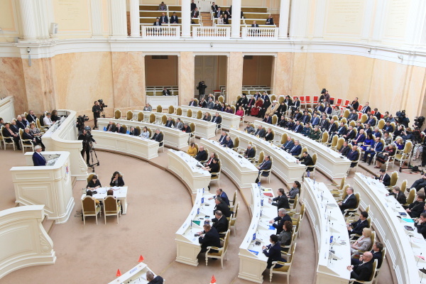 Отчет Губернатора Санкт‑Петербурга перед Законодательным Собранием Санкт‑Петербурга