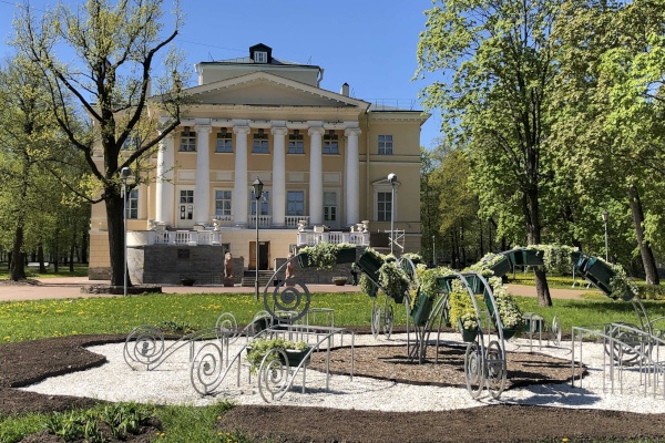 Цветник-фонтан высадят в Пушкине в честь Дня города