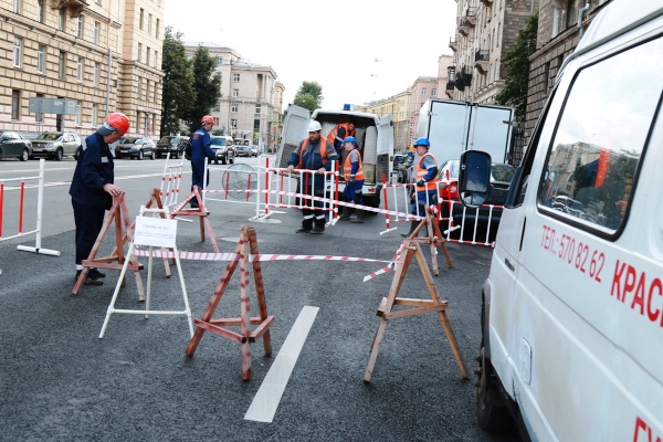 На Кронштадтской улице прошла противоаварийная тренровка