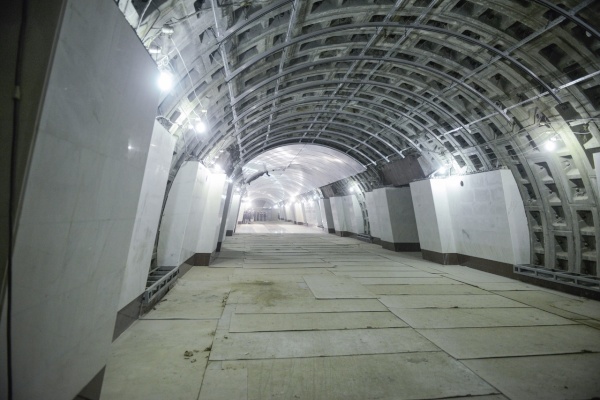 "Проспект Славы" - строящаяся станция Петербургского метрополитена