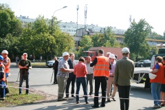 В Кировском районе прошли учения по ликвидации аварии на теплосети