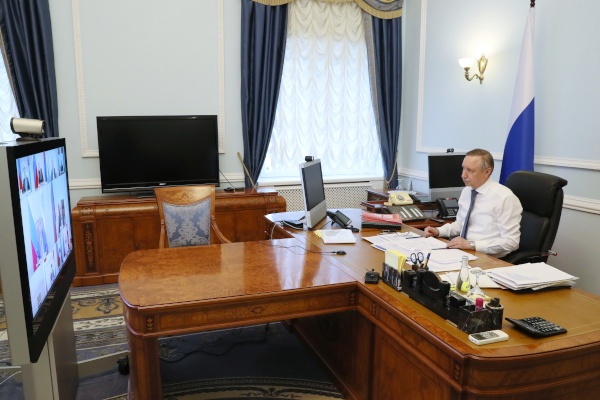 Заседание Координационного штаба при Полномочном представителе Президента РФ в СЗФО по предупреждению и борьбе с распространением новой коронавирусной инфекции