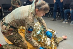 «Рамбовский полк» провел занятия по тактической медицине