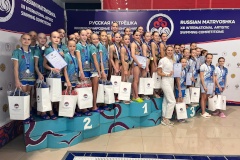 Команда города на Неве – вторая в медальном зачете на международных соревнованиях по синхронному плаванию