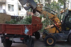В Московском районе боролись с последствиями грозы