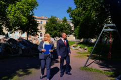 Государственная жилищная инспекция Санкт‑Петербурга провела выездную проверку по адресу: Среднеохтинский проспект, 41, литера А