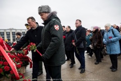В Московском районе состоялась торжественная церемония возложения цветов в честь Дня защитника Отечества