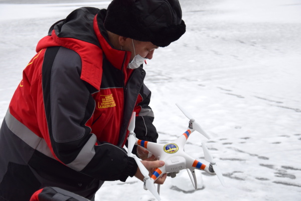 Беспилотники помогают петербургским спасателям обеспечивать безопасность водных объектах