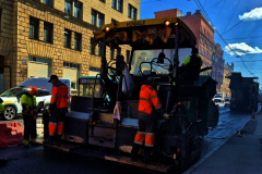 Продолжается ремонт на Большом проспекте и 8-9-й линиях
