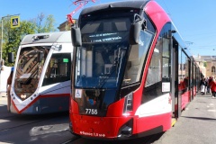 В Петербурге презентован первый образец электробуса модели «Сириус» для строящегося электробусного парка «Ржевка»