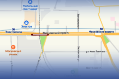С 17 февраля на Московском проспекте будут введены ограничения движения транспорта