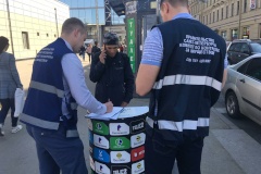 Проведены рейдовые мероприятия по уличной торговле: за два дня от несанкционированных торговых точек освобождено 50 участков городской земли