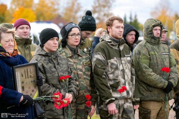 В Корчмино простились с 24 красноармейцами-защитниками Ленинграда