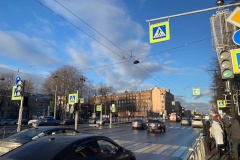 На Московском проспекте заработал новый светофор