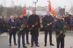 Память воинов 6‑й роты почтили в Парке Боевого Братства в Невском районе