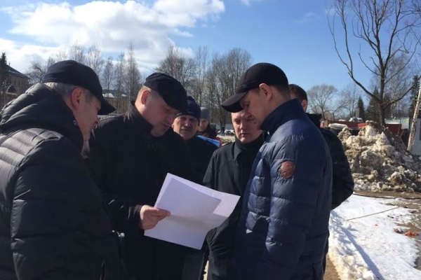 Объезд тренировочной площадки
