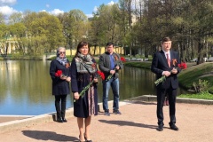 Молодежь Центрального района провела патриотический марафон «Помним! Чтим! Гордимся!»
