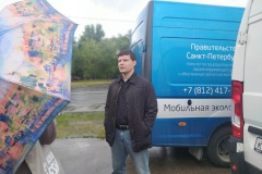 Уборка на Лиговском канале