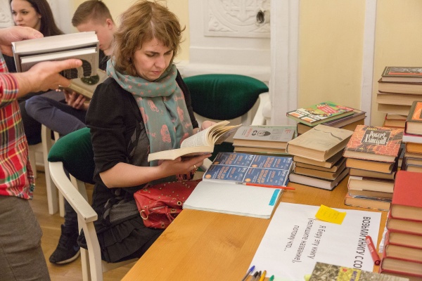 Библионочь-2017. Интерактивная программа «Мертвые души. Импровизация» в Государственной библиотеке для слепых и слабовидящих. 21 - 22 апреля 2017 года