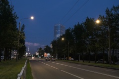 454 светодиодных светильника осветили Краснопутиловскую улицу