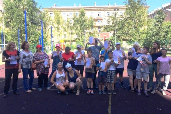 День физкультурника с ПМК «Заря» и Центром социальной реабилитации инвалидов и детей-инвалидов Кировского района