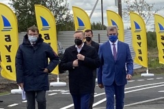 Движение транспорта открылось на вновь построенном участке Софийской улицы