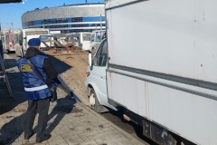 У метро «Проспект большевиков» ликвидировали ГАЗель, из которой незаконно торговали выпечкой