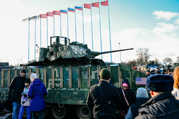 Выставка трофейной техники  в музейно-выставочном центре «Россия — моя история»