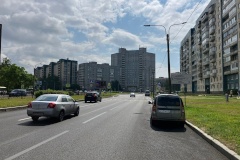 Выполнен ремонт проспекта Королева в Приморском районе