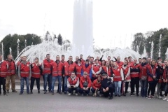 Кировская народная дружина на охране порядка во время проведения футбольного матча на стадионе «Санкт‑Петербург»