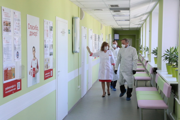 Посещение Городской станции переливания крови
