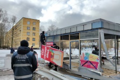 От незаконных торговых объектов освобождена городская территория общей площадью более 550 квадратных метров