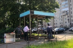 Незаконный ларек на Светлановском пр., д.115/1 ликвидировали