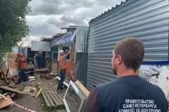 Во Фрунзенском районе проводятся мероприятия по освобождению незаконно занятого участка площадью более двухсот квадратных метров