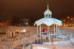 Александр Беглов проинспектировал места, специально оборудованные для Крещенских купаний