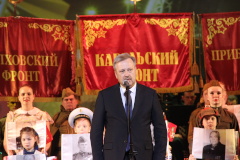 Жителей Центрального поздравили с Днем Победы