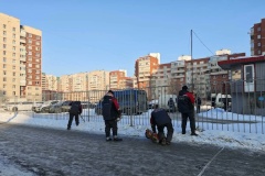 ККИ пресек незаконное использование городской земли на Богатырском проспекте