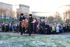 На Комсомольской площади в день 100-летия ВЛКСМ встретились комсомольцы разных поколений