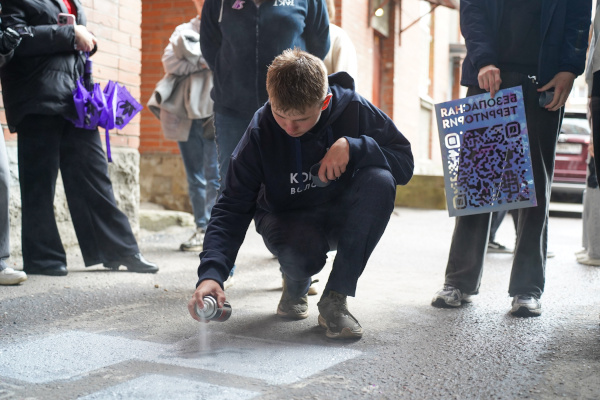 В Санкт‑Петербурге состоялся выход на акцию «Синяя птица — безопасная территория»