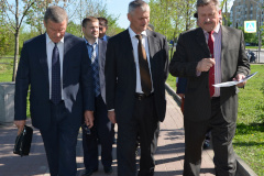 Объезд района