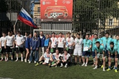 Команда ЦФКСиЗ Петроградского района заняла второе место в футбольном турнире, организованном районным Молодежным советом